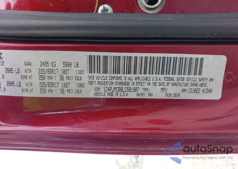 2020 Jeep Cherokee Latitude 4X4 из США, поврежденный, VIN 1C4PJMCB8LD581907